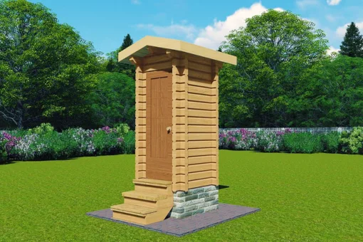 Дачный туалет без запаха